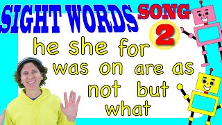 Sight Words Song 2 - Learn 10 Words