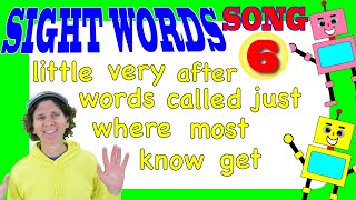 Sight Words Song 6 - Learn 10 Words