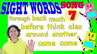 Sight Words Song 7 - Learn 10 Words for Kindergarten