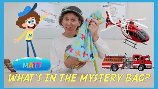 Mystery Bag With Matt - Learn Vehicle Names