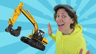 The Excavator Song - Construction Vehicles