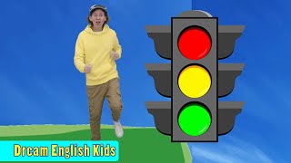 Traffic Light Song with Matt -  Green, Yellow, Red Colors