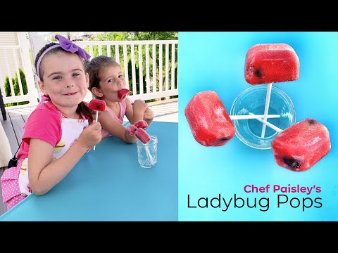 Chef Paisley Makes Ladybug Pops