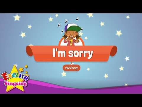 I'm sorry - Educational Rap for Kids