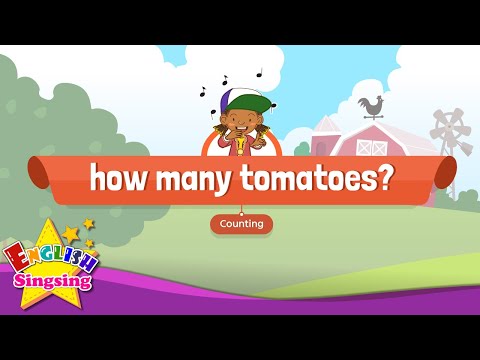 [Counting] How many tomatoes - Educational Rap for Kids