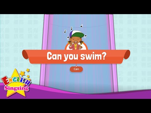 [Can] Can you swim - Educational Rap for Kids