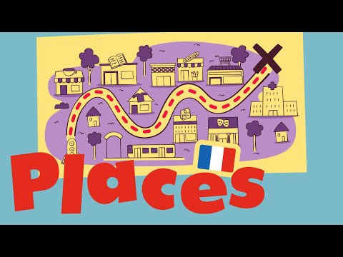 6- Places Around Town in French