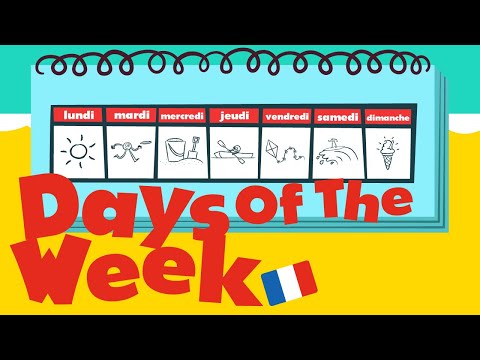 10- Days of the Week in French