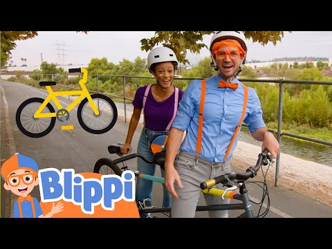 Blippi and Meekah Visit A Bicycle Café