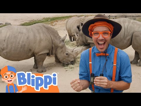 Blippi Explores a Safari Park