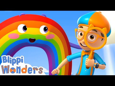 Blippi Wonders - Episode 1 - 4 - Blippi Learns Rainbow Colors and More