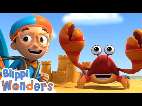 Blippi Wonders - Building Sandcastles