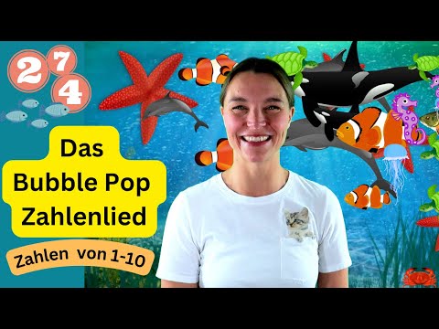 Bubble Pop Zahlenlied - Nummern 1-10