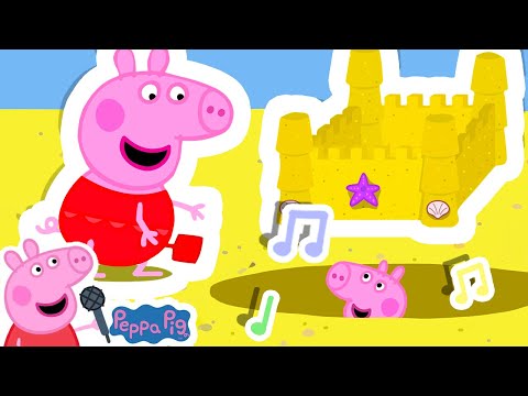 Peppa Buries George in the Sand