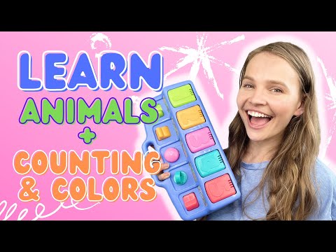 Learn Animals - Counting and Colors