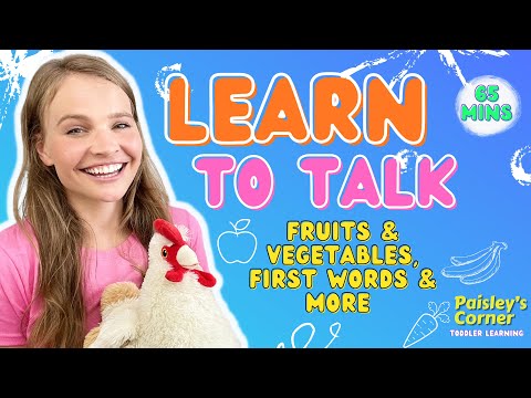 Learn to Talk - Fruits - Vegetables - First Words & More