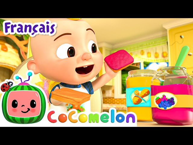 Le beurre de cacahuète et confiture