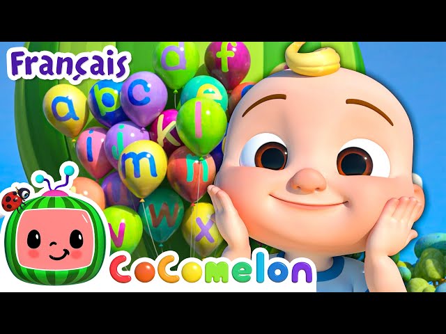 L'alphabet avec des ballons