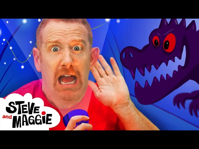 Camping with Animal Toys & Wheels on the Bus with Steve and Maggie - Monsters, Ice Cream for Kids