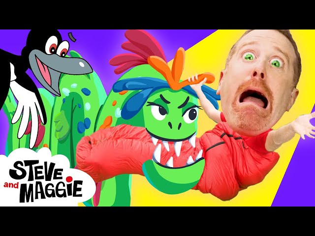 Monster Camping with NEW Bigfoot for Kids with Steve and Maggie