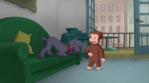 S11E03-It Was a Dark and Stormy Night - Curious George, Dog Groomer