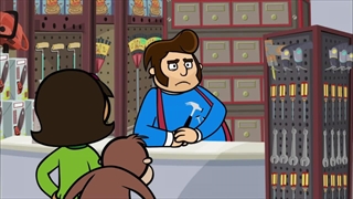 S08E02-A Sticky Situation - Eight Legs vs. Two-Brains