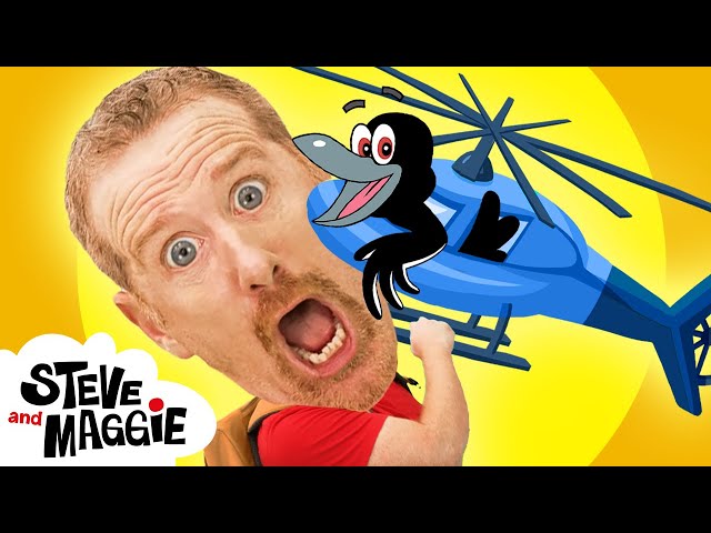 Play Game and Chocolate Cake with Steve and Maggie - Magic Race Story for Kids