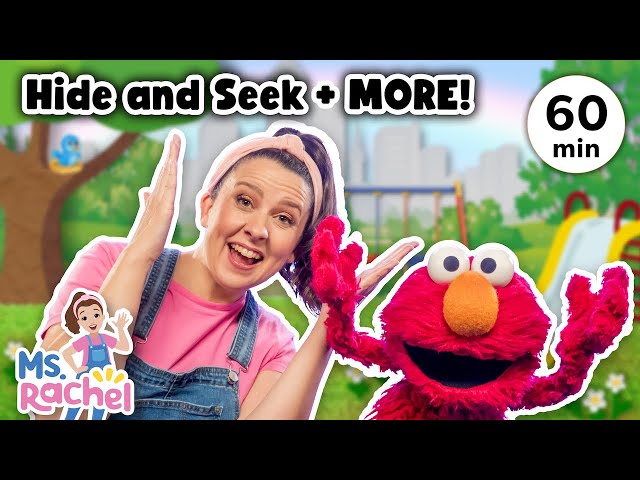 Hide and Seek with Ms Rachel & Elmo & More Games, Kids Songs, Nursery Rhymes & Social Skills