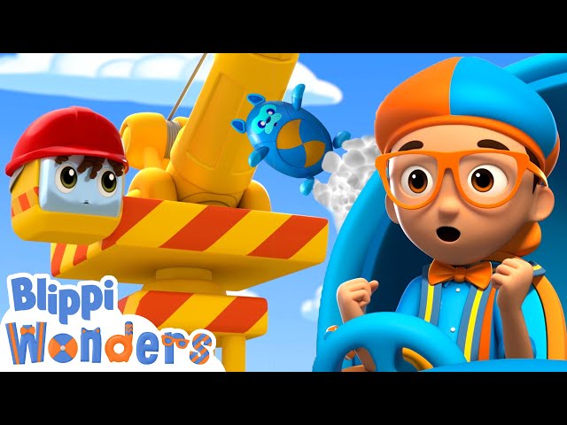 Learn About Cranes At The Construction Site - Blippi Wonders