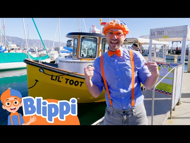 Blippi Explores A Boat