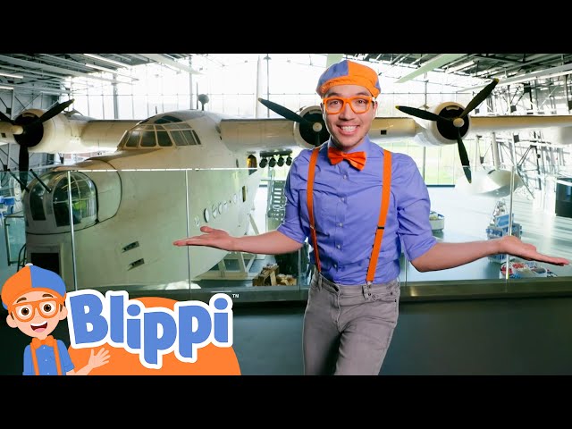 Blippi Learns About Planes At The London RAF Museum