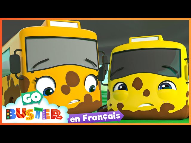 La course de glissades dans la boue