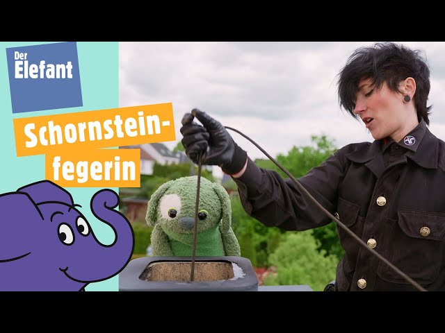 Knolle und die Schornsteinfegerin - Wie wird ein Schornstein gereinigt