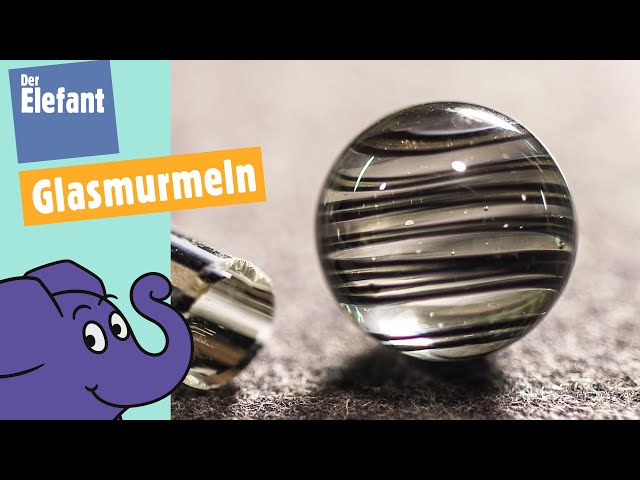 Wie kommt das Muster in die Murmel