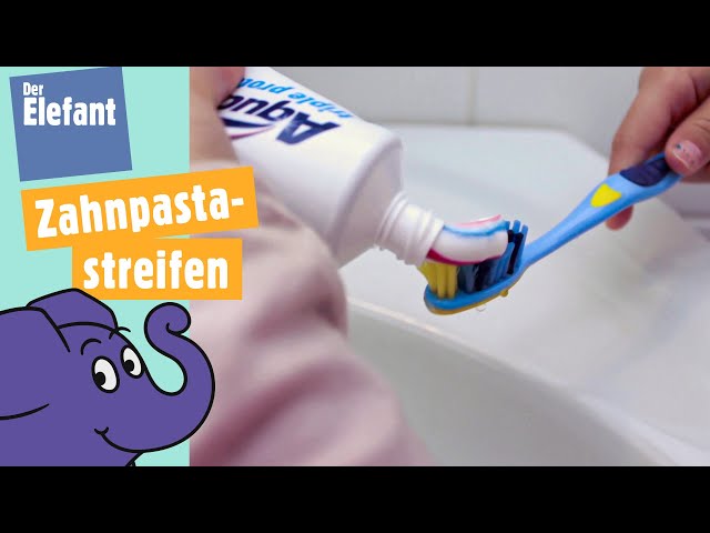Wie kommen die bunten Streifen in die Zahnpasta
