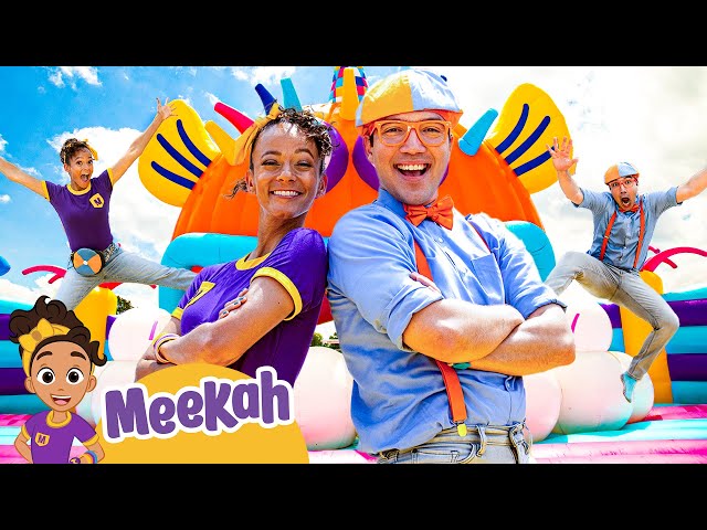 Meekah & Blippi's Underwater Bouncy Castle Party