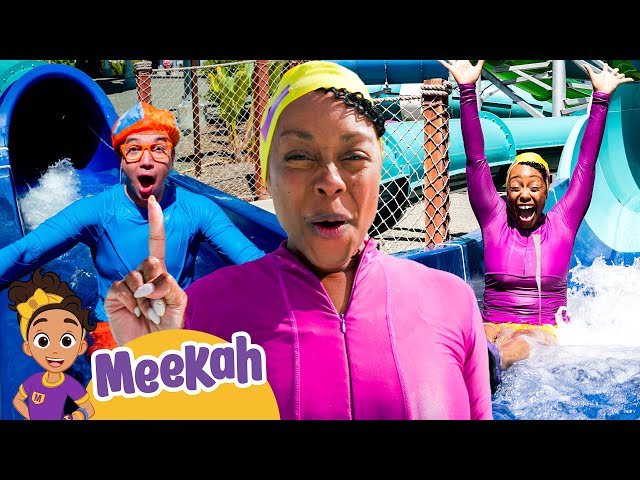 Meekah and Blippi's Wacky Waterslides