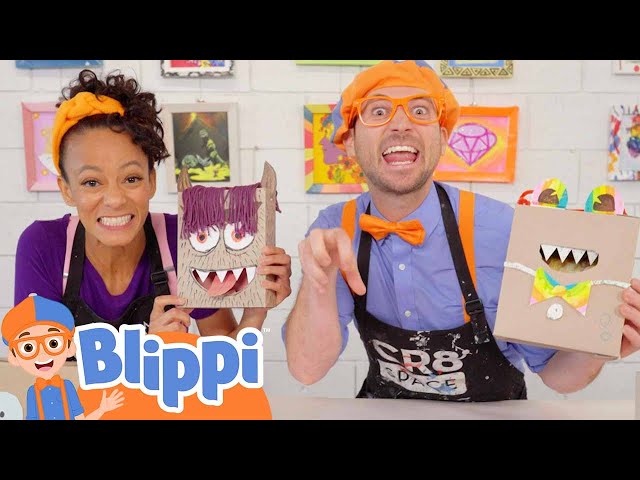 Blippi and Meekah Do Arts and Crafts