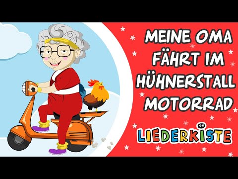 Meine Oma fährt im Hühnerstall Motorrad