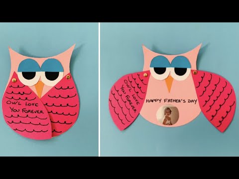 How to make an Owl Card for Father's Day