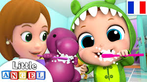Brosse tes Dents Lave Tes Mains Petit Dinosaure