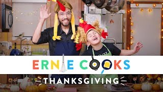 Ernie Cooks Thanksgiving Turkey Cookie Balls