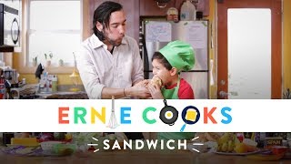 Ernie Cooks a Sandwich