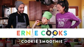 Ernie Makes a Cookie Smoothie
