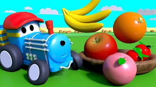 Learn fruits Ted mades a fruit salad