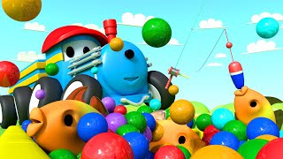Learn colors Ted is fishin Learn with ted the TRAIN